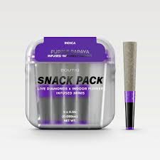 SNACK PACK THCA INFUSED MINIS 5PK JOINTS / PURPLE PAPAYA - INDICA